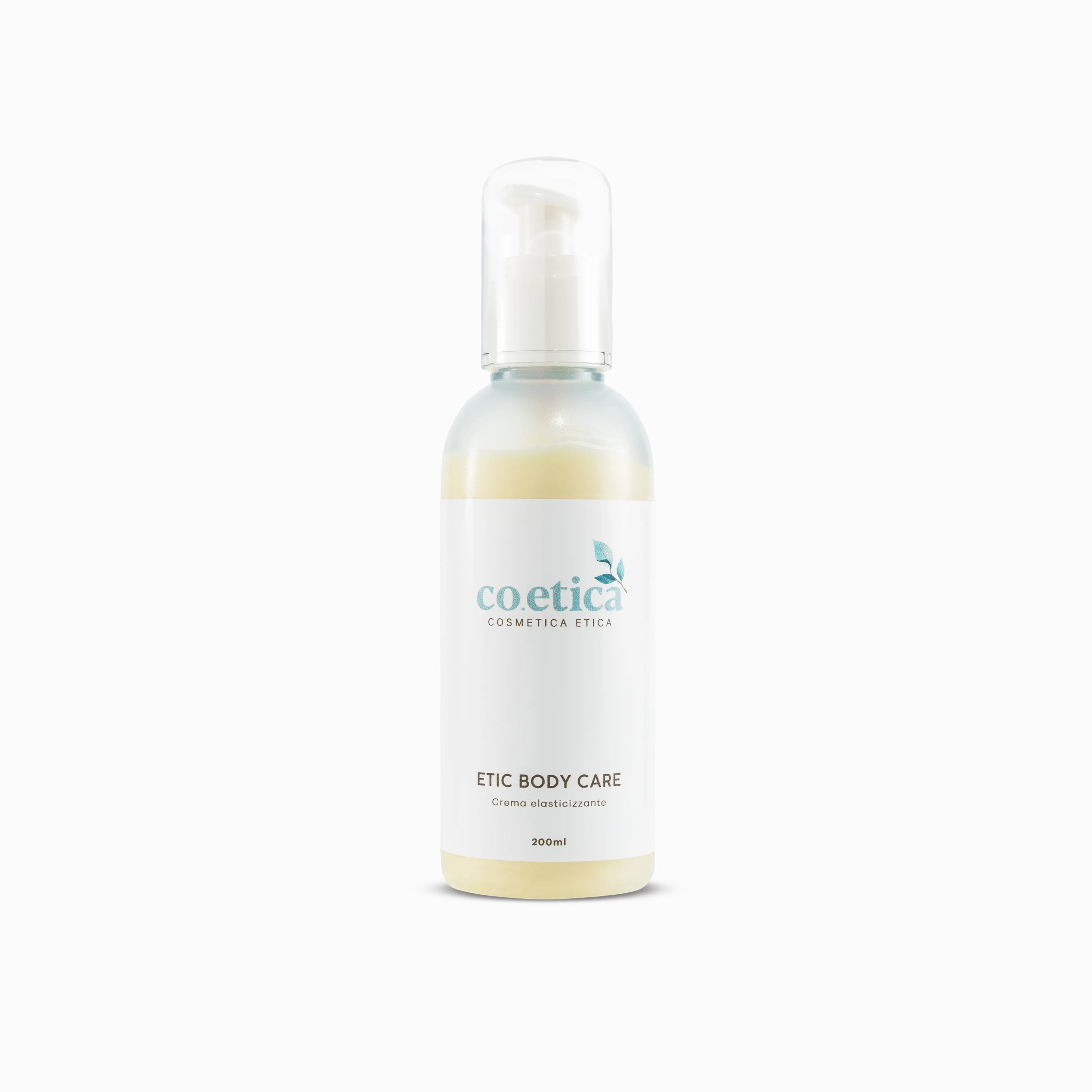 Crema corpo Etic Body Care di Co.etica, con olio di mandorle dolci e germe di grano. Ideale per idratare, elasticizzare e prevenire smagliature su pelli secche, miste e sensibili.
