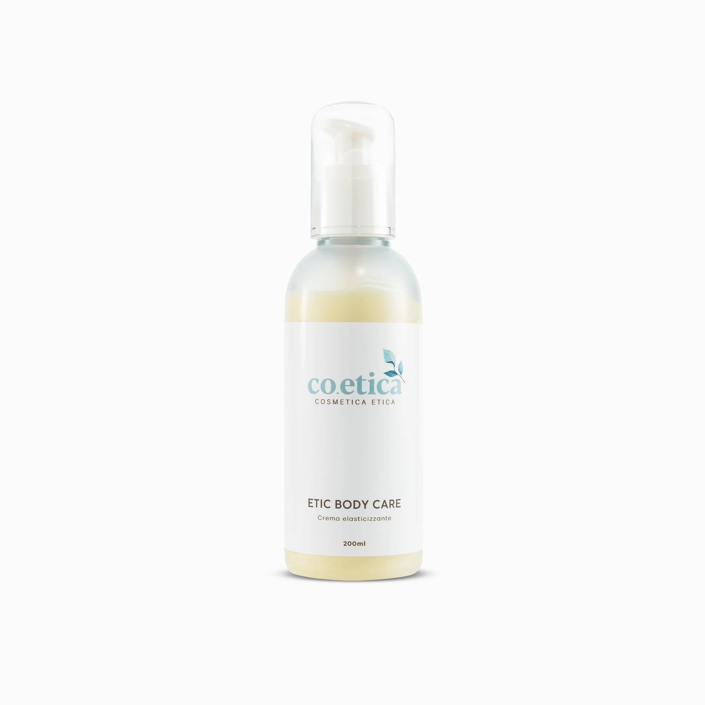 Crema corpo Etic Body Care di Co.etica, con olio di mandorle dolci e germe di grano. Ideale per idratare, elasticizzare e prevenire smagliature su pelli secche, miste e sensibili.